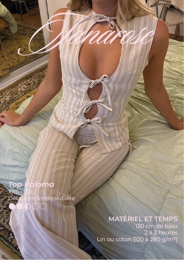 Top Paloma | Patron de Couture PDF JANAROSE