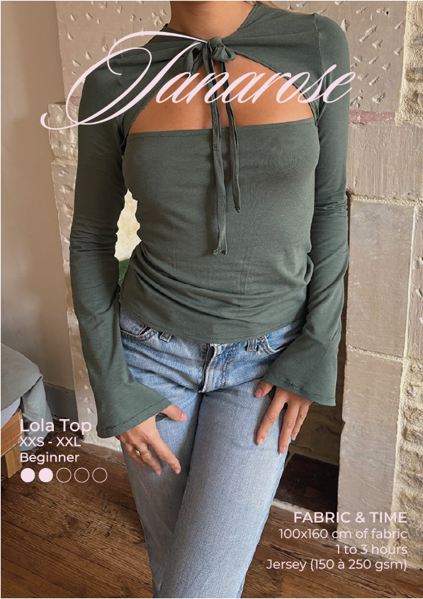 Top Lola | Patron de couture PDF JANAROSE